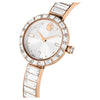 Swarovski Matrix bangle watch Swiss Made, Crystal bracelet, White - 5677484