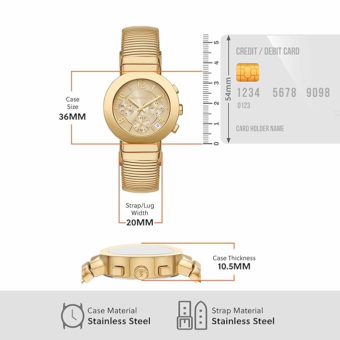 Michael Kors Gramercy Gold - Tone Watch MK7525