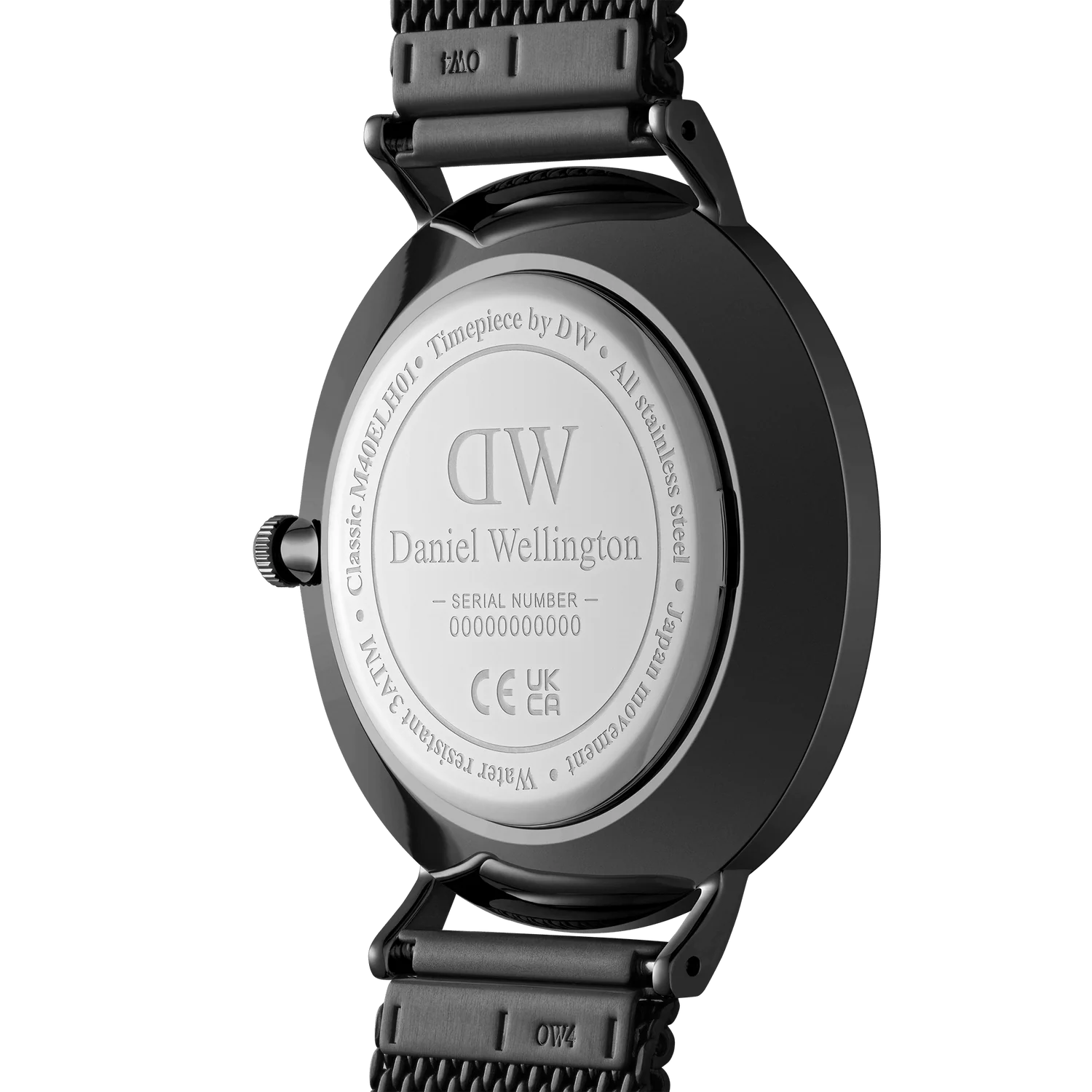 Daniel Wellington Classic Men's Black Analog Stainless Steel Watch DW00100714K - KRISHNA WATCH COMPANY