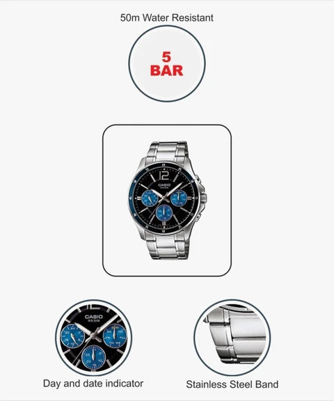 Casio A950 - MTP-1374D-2AVDF - KRISHNA WATCH COMPANY