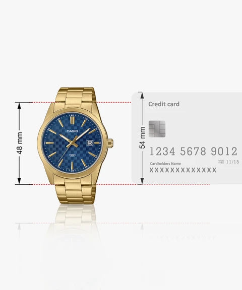 CASIO Analog Casio ENTICER MEN MTP-VD03G-2AUDF - A2245 - KRISHNA WATCH COMPANY