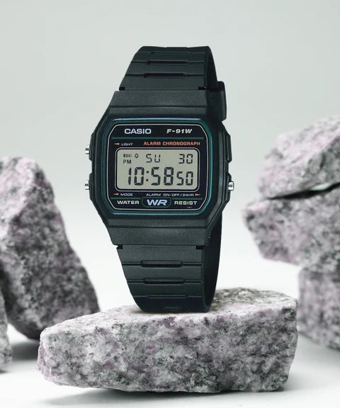 CASIO Green Digital - Unisex Watch YOUTH F91W-3DG - D246 - KRISHNA WATCH COMPANY