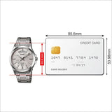 CASIO Silver Analog - Men's Watch ENTICER MTP-1381D-7AVDF - A841 - KRISHNA WATCH COMPANY