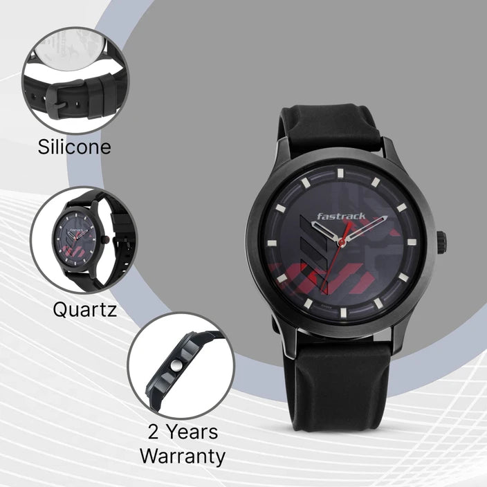 Fastrack Gamify Quartz Analog Watch for Guys 3250np01 - KRISHNA WATCH COMPANY