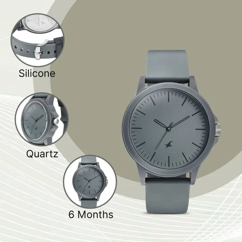 Fastrack The Minimalists Quartz Analog Unisex Watch 38024pp24 - KRISHNA WATCH COMPANY