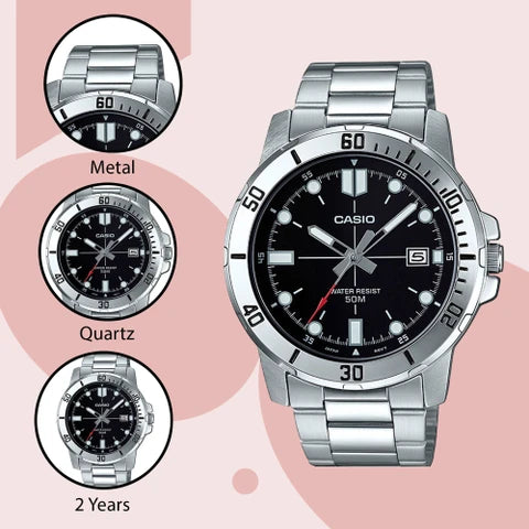 CASIO Enticer men MTP-VD01D-1EVUDF - A1362 - KRISHNA WATCH COMPANY