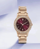 Sonata Blush It Up Maroon Dial Women Watch 8123wm02 - KRISHNA WATCH COMPANY