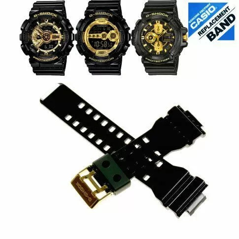 Casio GA110GB-1A GA110GBX-1A GA140GB-1A1 GA710GB-1A GAC100BR-1A GD100GB-1 GDF100GB-1 Watch Strap Band | 10391028 - KRISHNA WATCH COMPANY