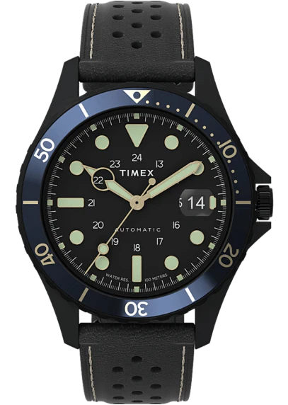 TIMEX Navi XL Automatic 41mm Synthetic Rubber Strap Watch TW2U99900U9