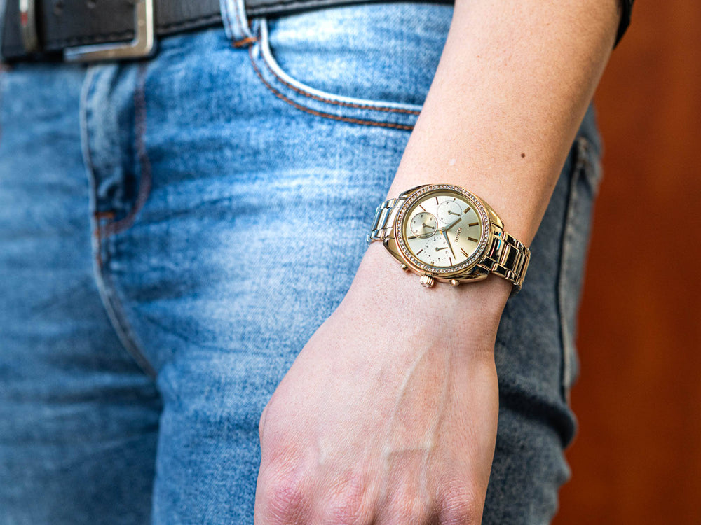 Fossil Vale Chronograph Watch for Women BQ3658 - KRISHNA WATCH COMPANY