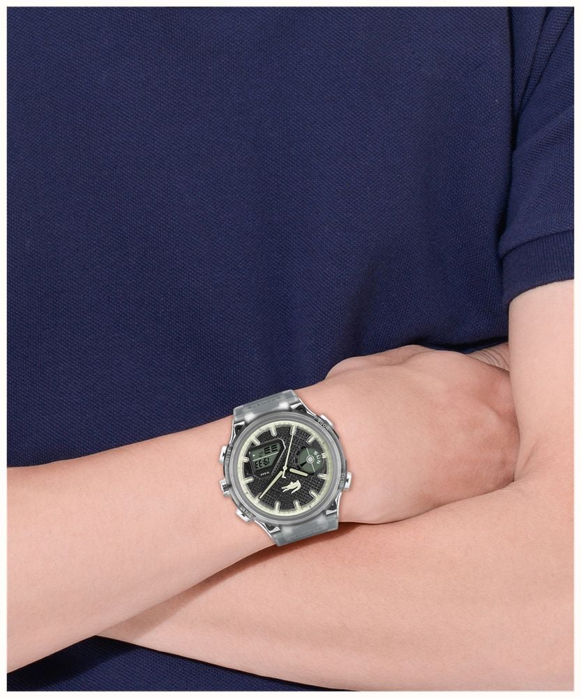 Lacoste LC33 Dual-Display Multifunction Silicone Strap 2011401 - KRISHNA WATCH COMPANY