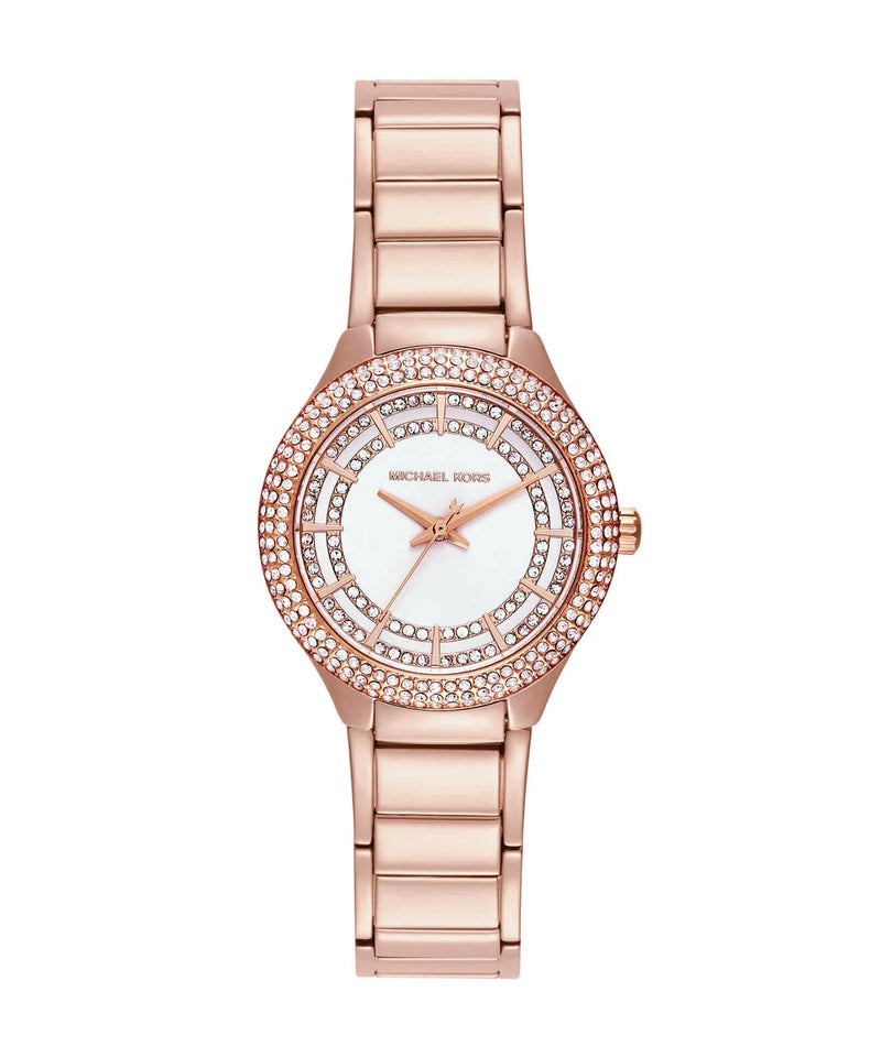 Michael Kors Sylvia Three-Hand Rose Gold-Tone Watch - MK4942 - KRISHNA WATCH COMPANY