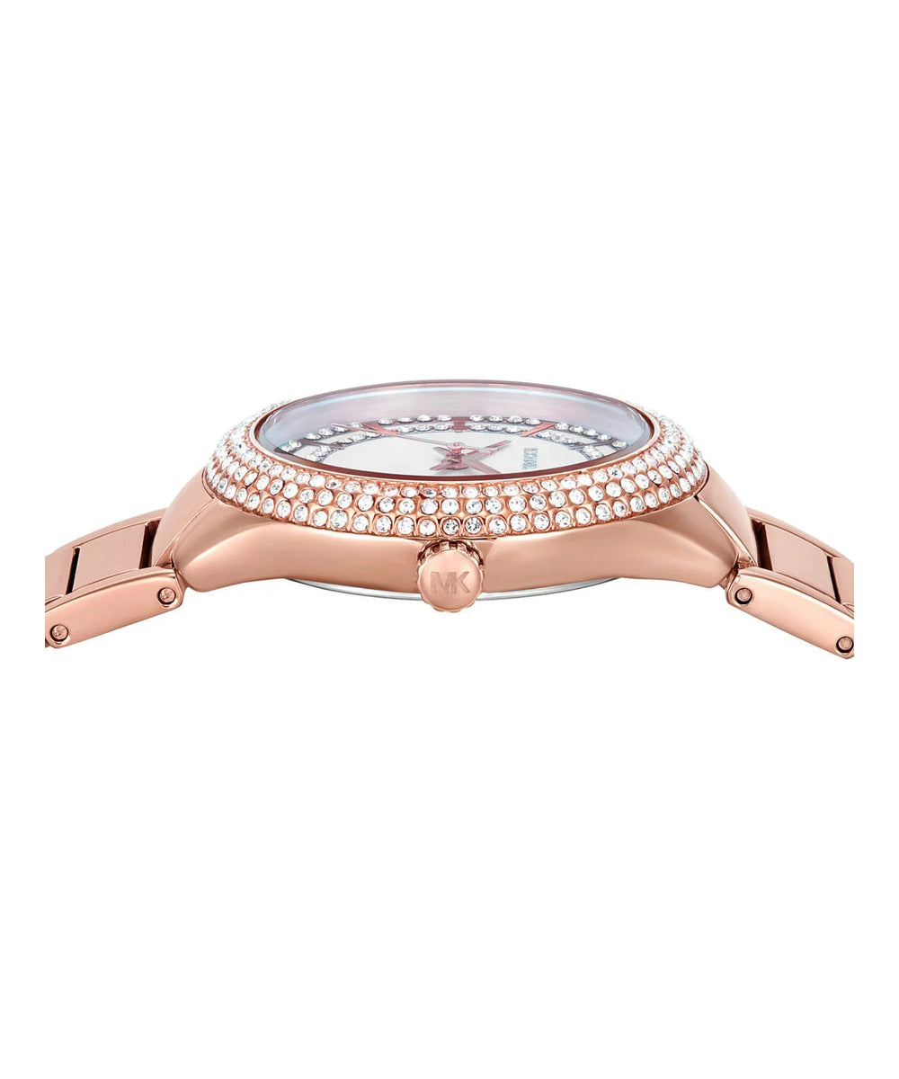 Michael Kors Sylvia Three-Hand Rose Gold-Tone Watch - MK4942 - KRISHNA WATCH COMPANY