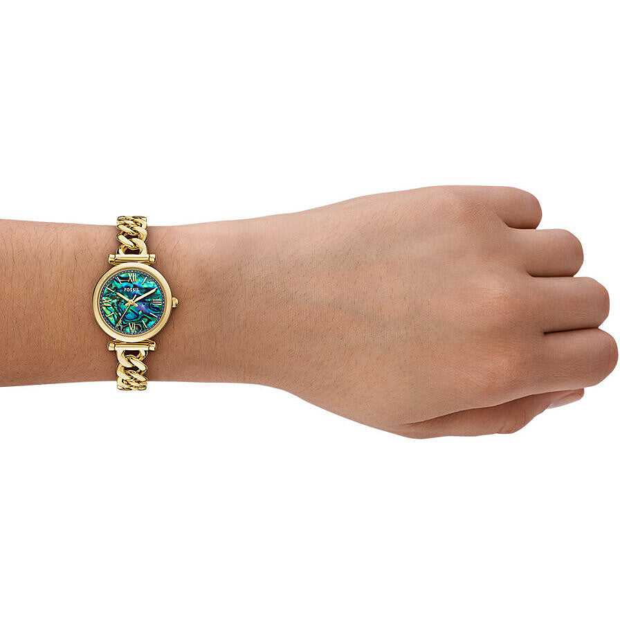 Fossil Carlie Three-Hand Stainless Steel Watch - ES5416 - KRISHNA WATCH COMPANY