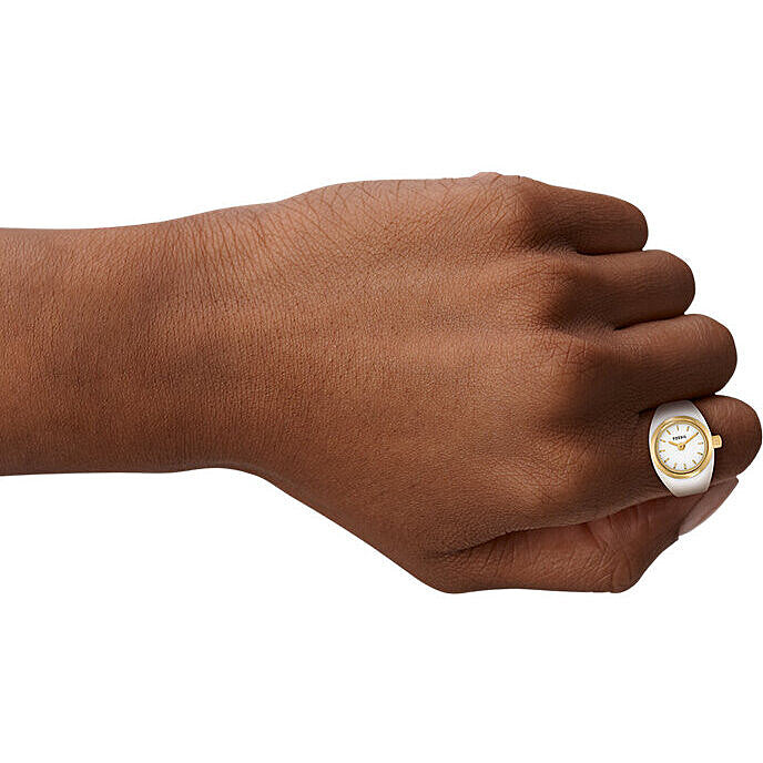 Fossil Quartz watch Fossil woman Watch Ring ES5412 - KRISHNA WATCH COMPANY