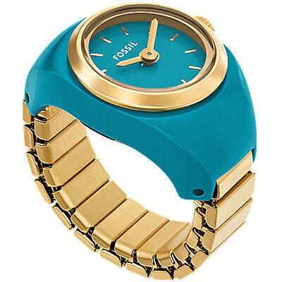 Fossil Watch Ring Two-Hand Gold-Tone Stainless Steel - ES5415 - KRISHNA WATCH COMPANY
