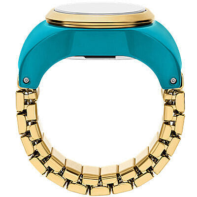 Fossil Watch Ring Two-Hand Gold-Tone Stainless Steel - ES5415 - KRISHNA WATCH COMPANY