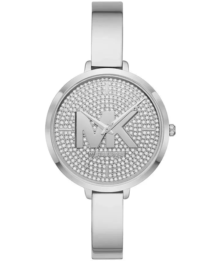 Michael Kors Ladies Charley Watch, Silver, MK4432 - KRISHNA WATCH COMPANY