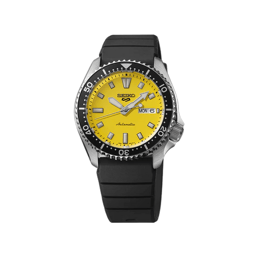 Seiko 5 Sports SKX Redux in Ki - iro Yellow - SRPL87K1