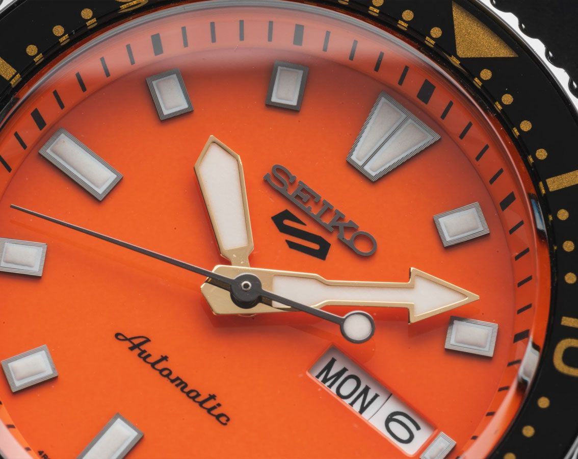 Seiko 5 Sports SKX Redux in Daichi Orange - SRPL89K1 - KRISHNA WATCH COMPANY