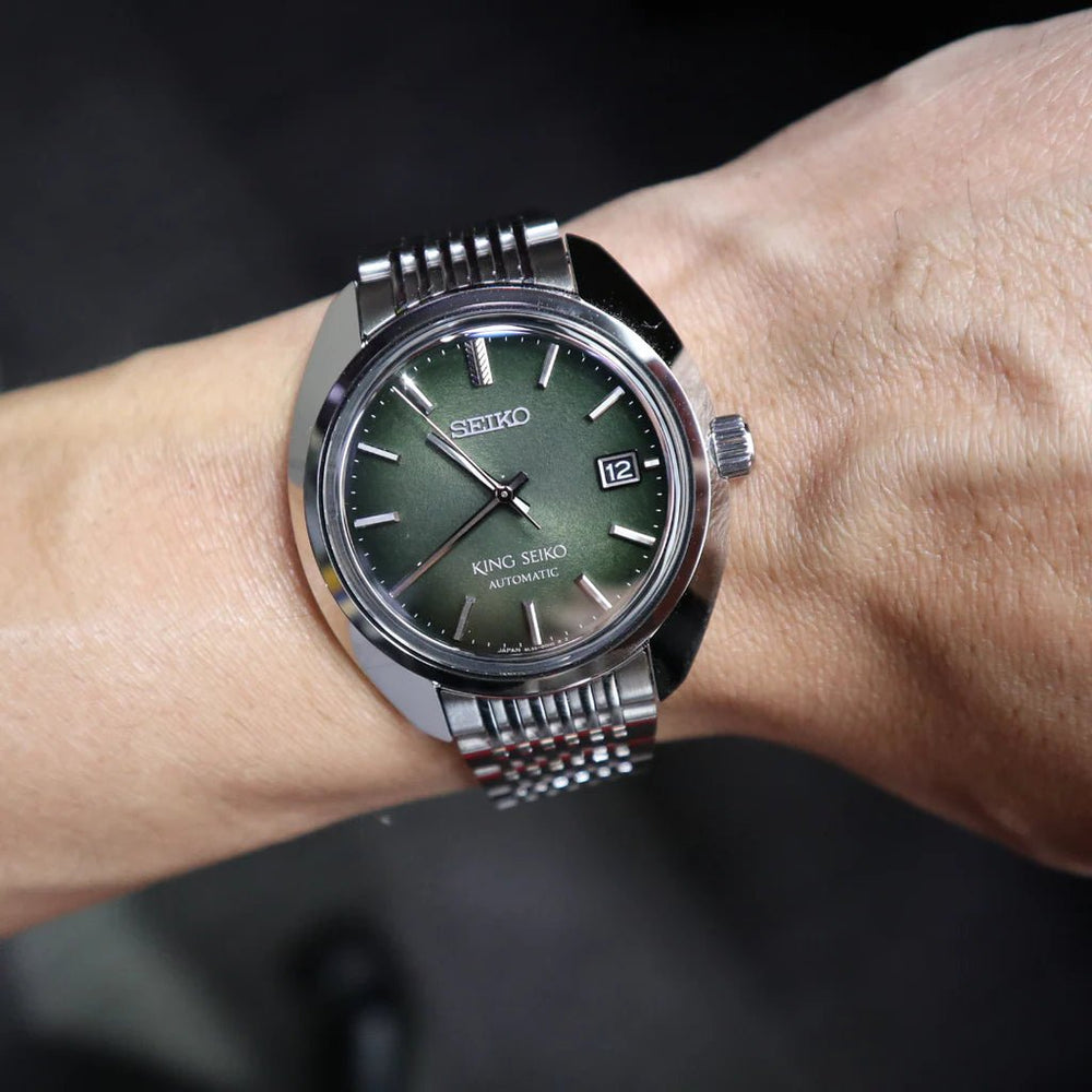 Seiko King Seiko ‘Forest Green’ 6L 1969 Re-Interpretation - SJE113J1 - KRISHNA WATCH COMPANY