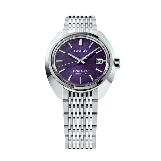 Seiko King Seiko ‘Forest Purple’ 6L 1969 Re-Interpretation - SJE111J1 - KRISHNA WATCH COMPANY