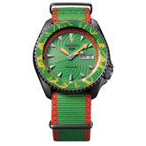 Seiko Leather Analog Green Dial Men Watch SRPF23K1