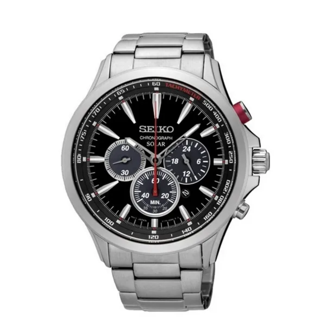 Seiko Solar Chronograph V175 - KRISHNA WATCH COMPANY