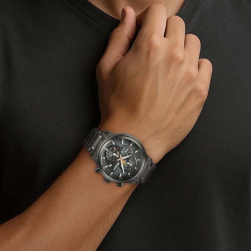 Titan Octane Primal Quartz Chronograph Watch For Men - 90086QM01 - KRISHNA WATCH COMPANY