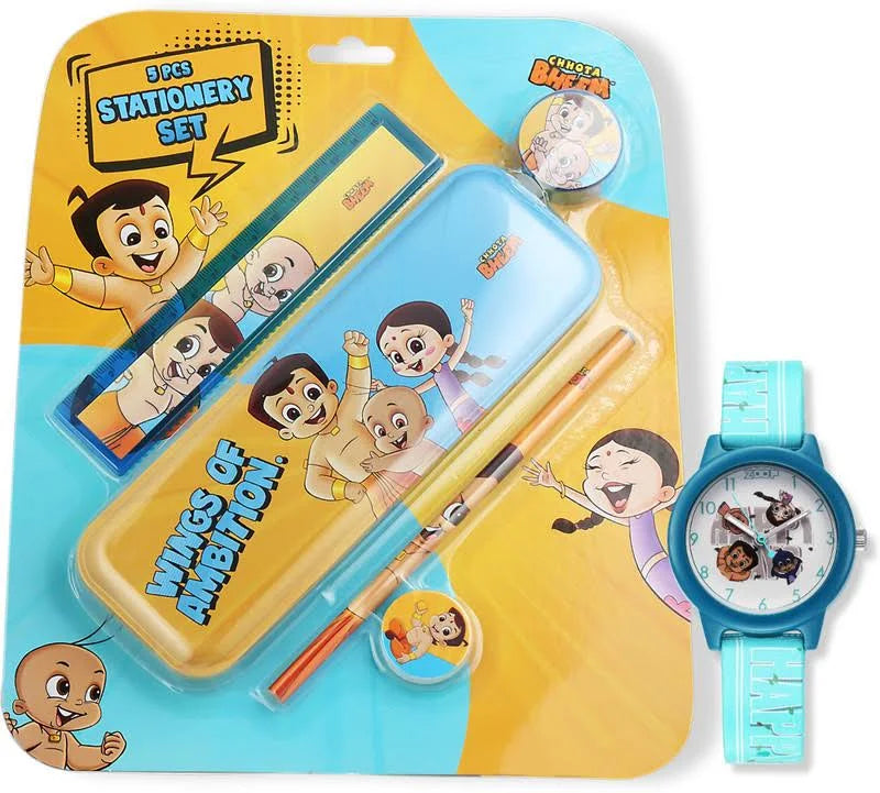 Zoop Chhota Bheem Analog Watch for Boys Girls Kids, from House of Titan 16042pp01 - KRISHNA WATCH COMPANY