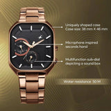 Fastrack Groove Guy's Watch with Lume indices - 3321QM02