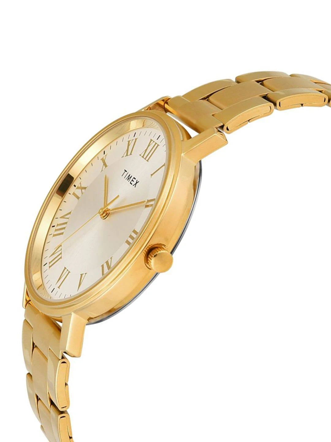 Timex Full Roman Silver Dial St Steel Bracelet Men's Watch TW0TG8023 - KRISHNA WATCH COMPANY