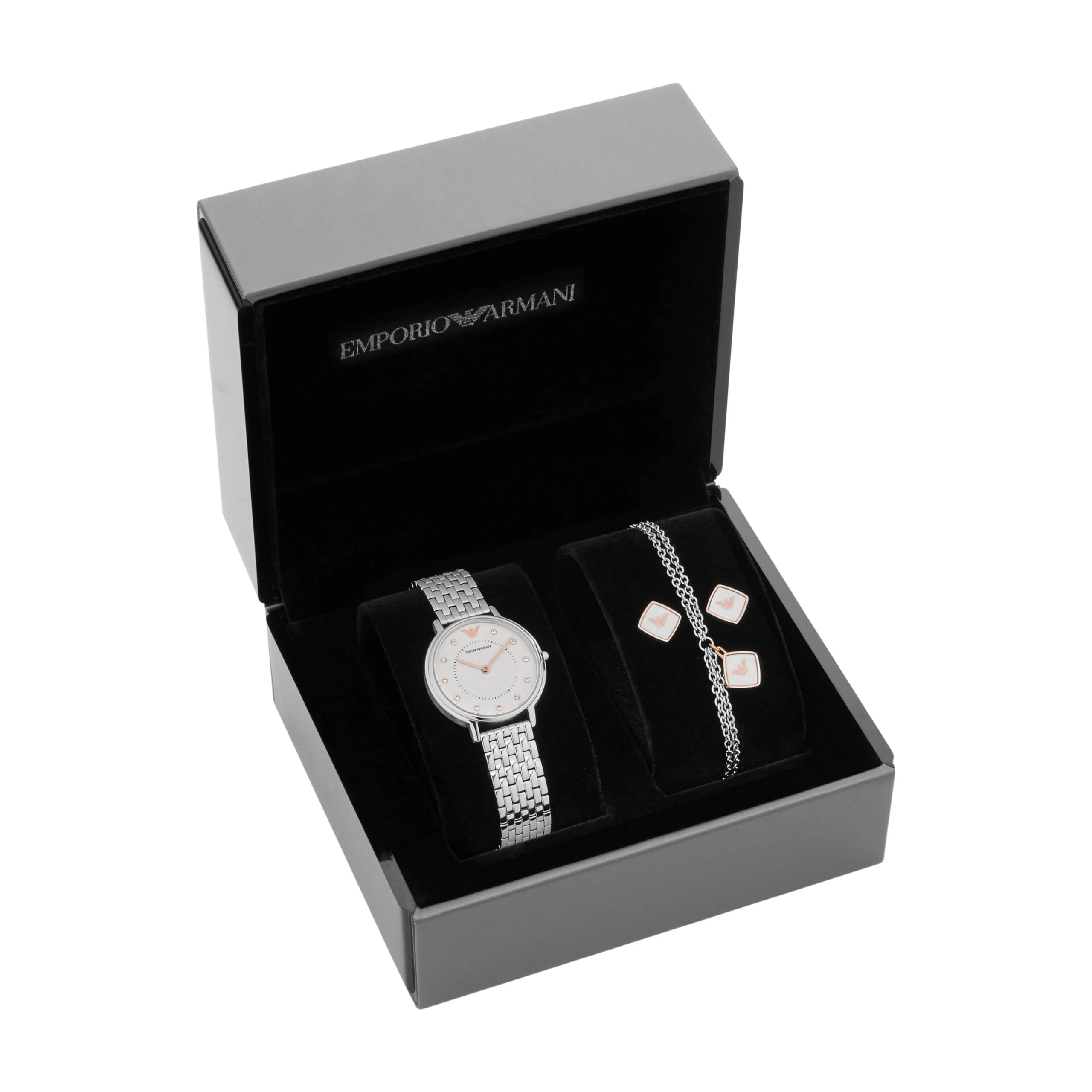 Emporio Armani Kappa White Dial Watch for Women - AR80023 - KRISHNA WATCH COMPANY
