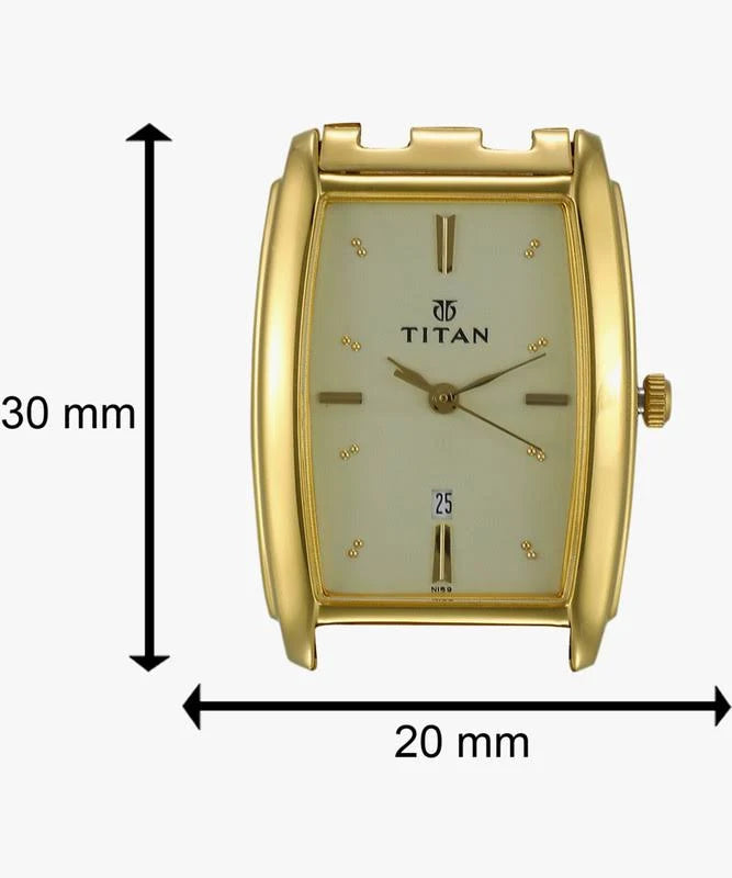 Titan Quartz Analog with Date Watch for Men 1163ym02 - KRISHNA WATCH COMPANY