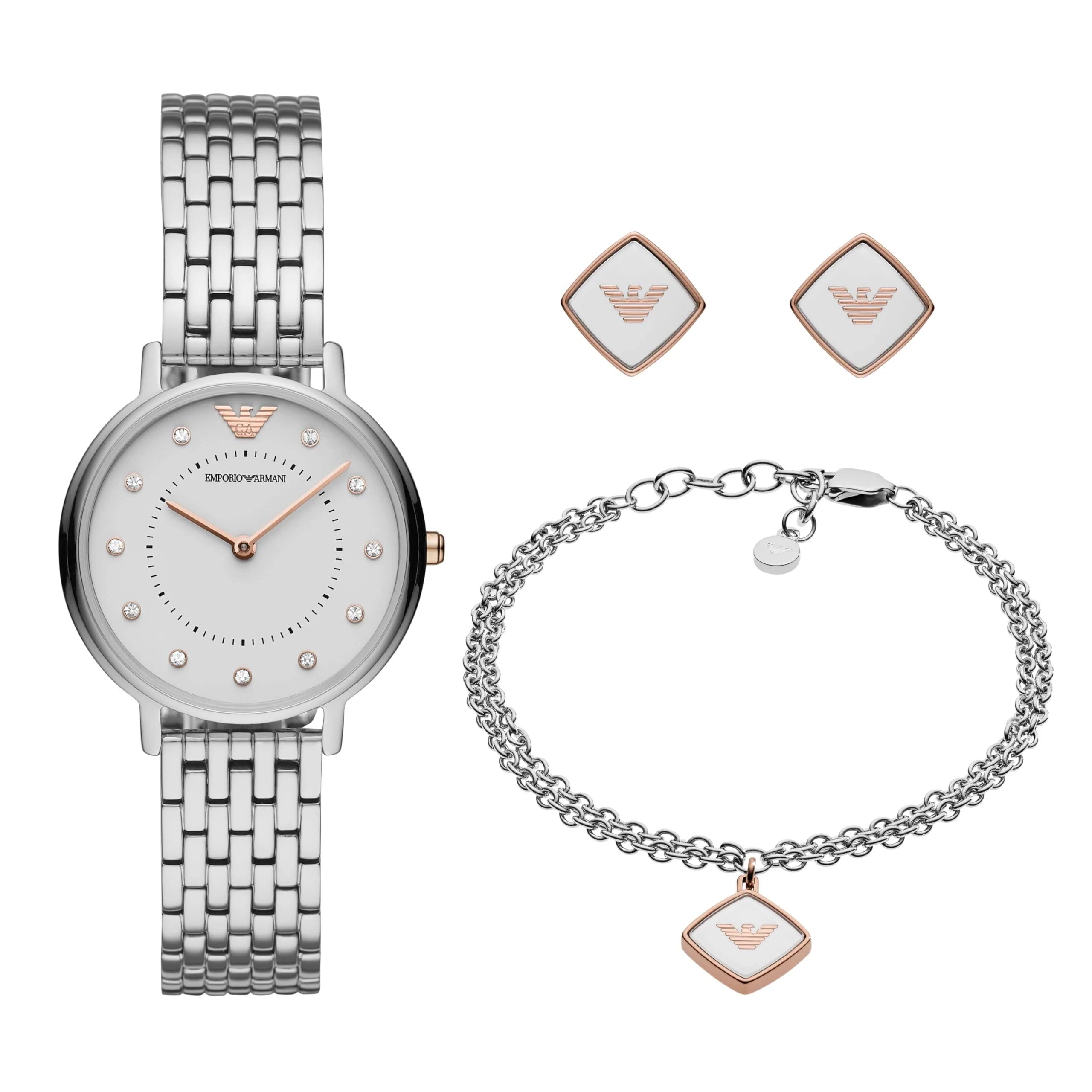 Emporio Armani Kappa White Dial Watch for Women - AR80023 - KRISHNA WATCH COMPANY