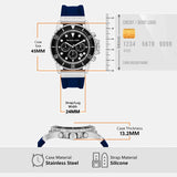 Michael Kors Everest Men Quart Silicone Watch MKO1160 - KRISHNA WATCH COMPANY