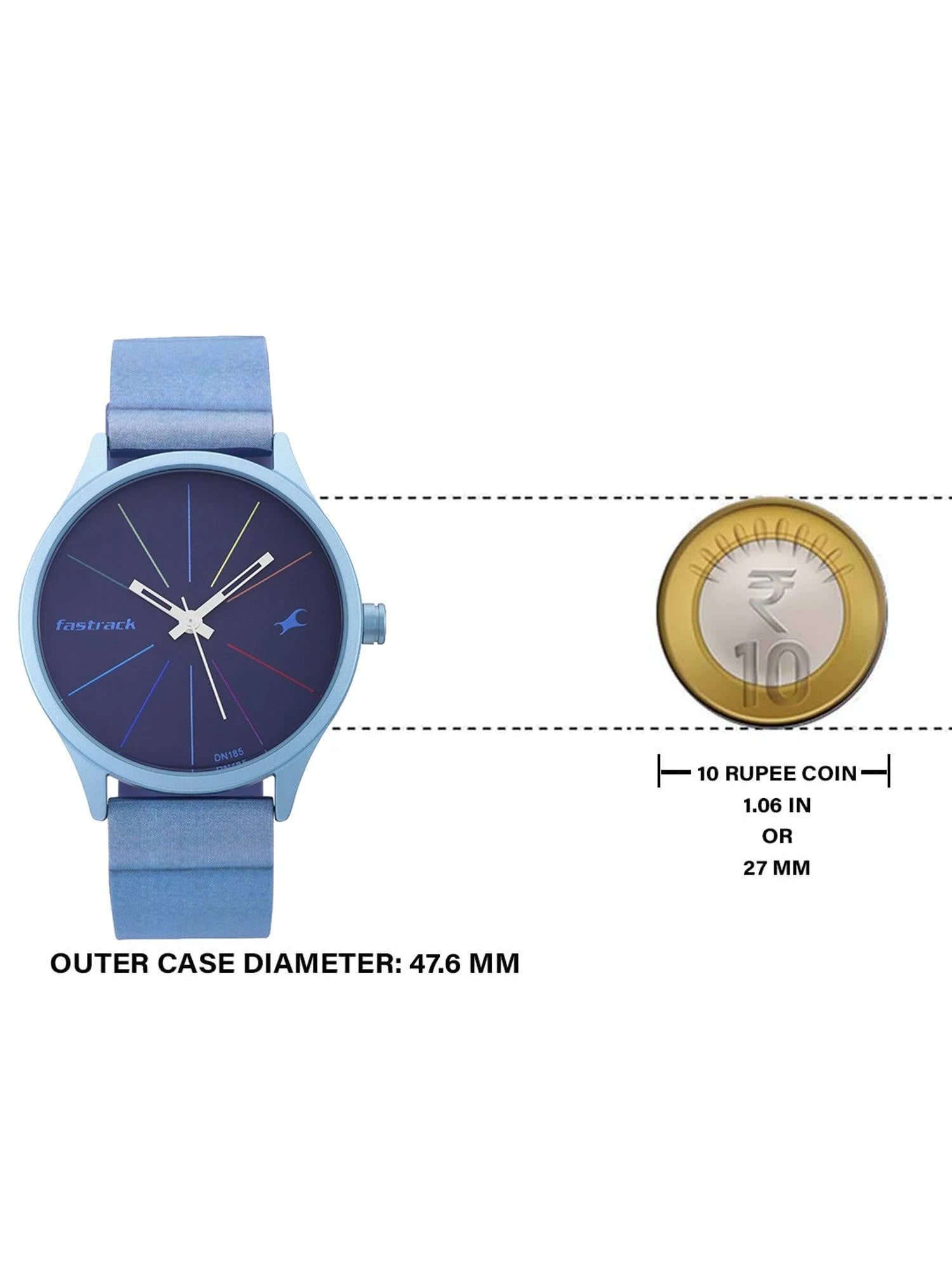 FASTRACK Unisex Silicon Strap Analog Watch - 68031AP04 - KRISHNA WATCH COMPANY