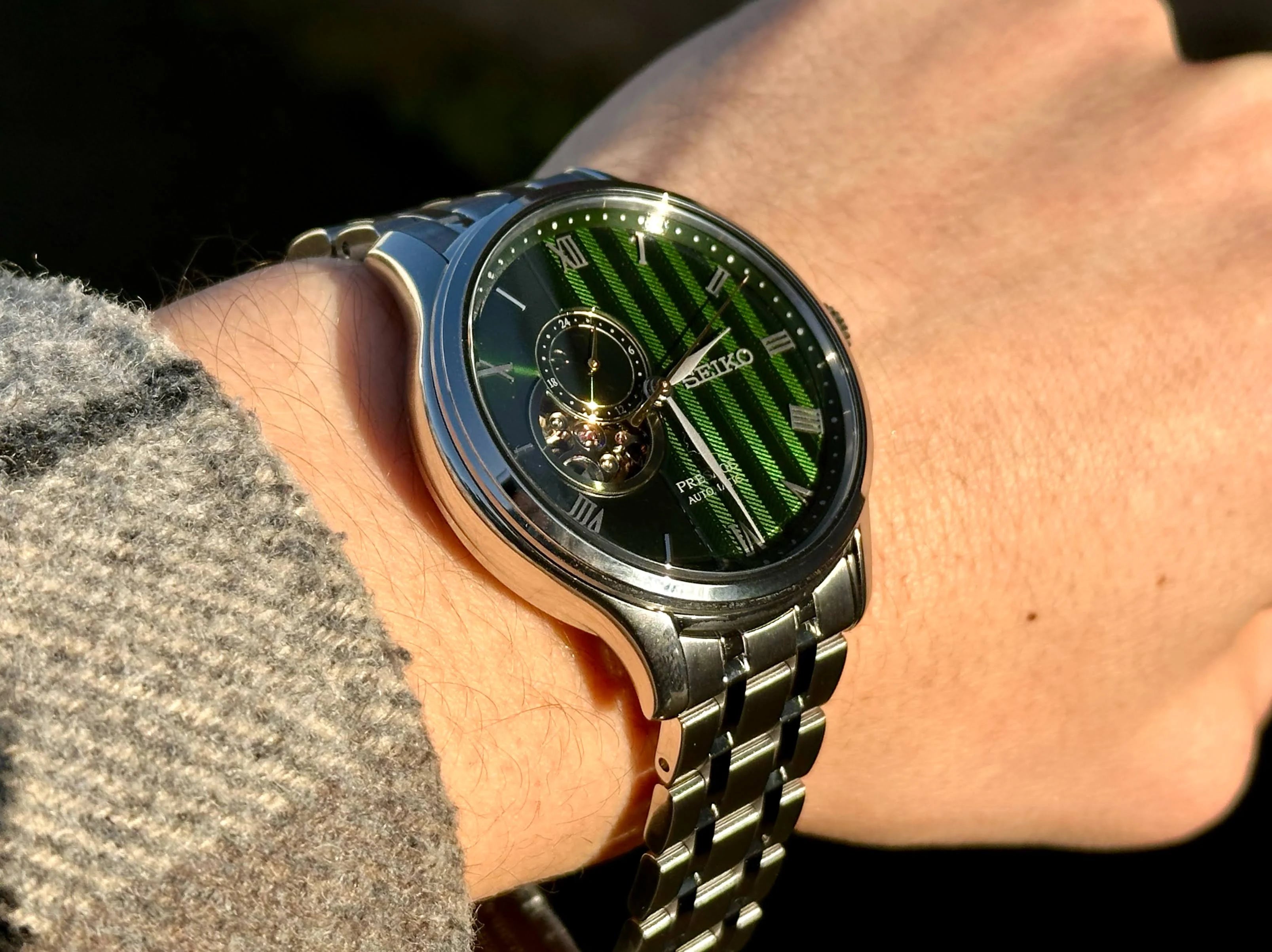 Seiko Presage ‘Japanese Zen Gardens’ in Fern green - SSA463J1 - KRISHNA WATCH COMPANY