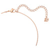 SWAROVSKI Swan pendant Swan, Pink, 18K rose gold finish 5473024
