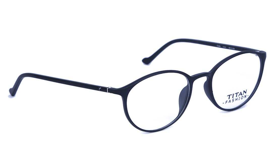 TITAN Black Round Rimmed Eyeglasses T2389A1A1 - KRISHNA WATCH COMPANY