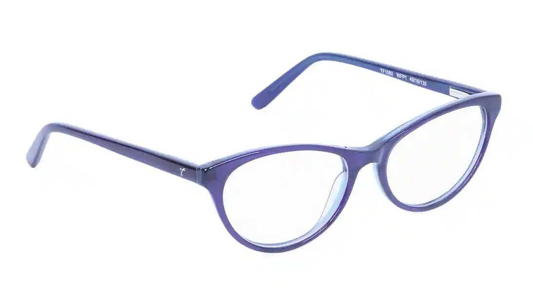 TITAN Blue Cateye Rimmed Eyeglasses TF1060WFP1 - KRISHNA WATCH COMPANY