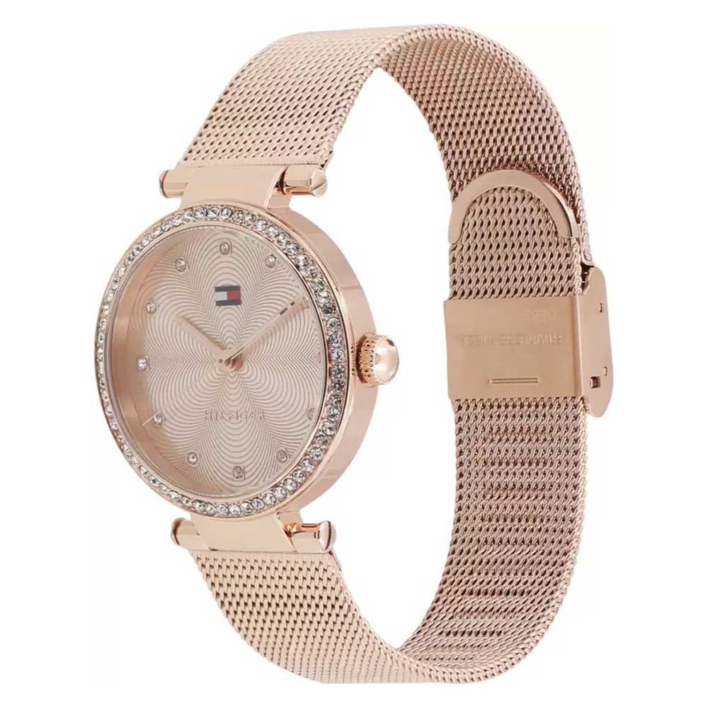 Tommy hilfiger Women Lynn Round Rose gold Watches 1781865 - KRISHNA WATCH COMPANY