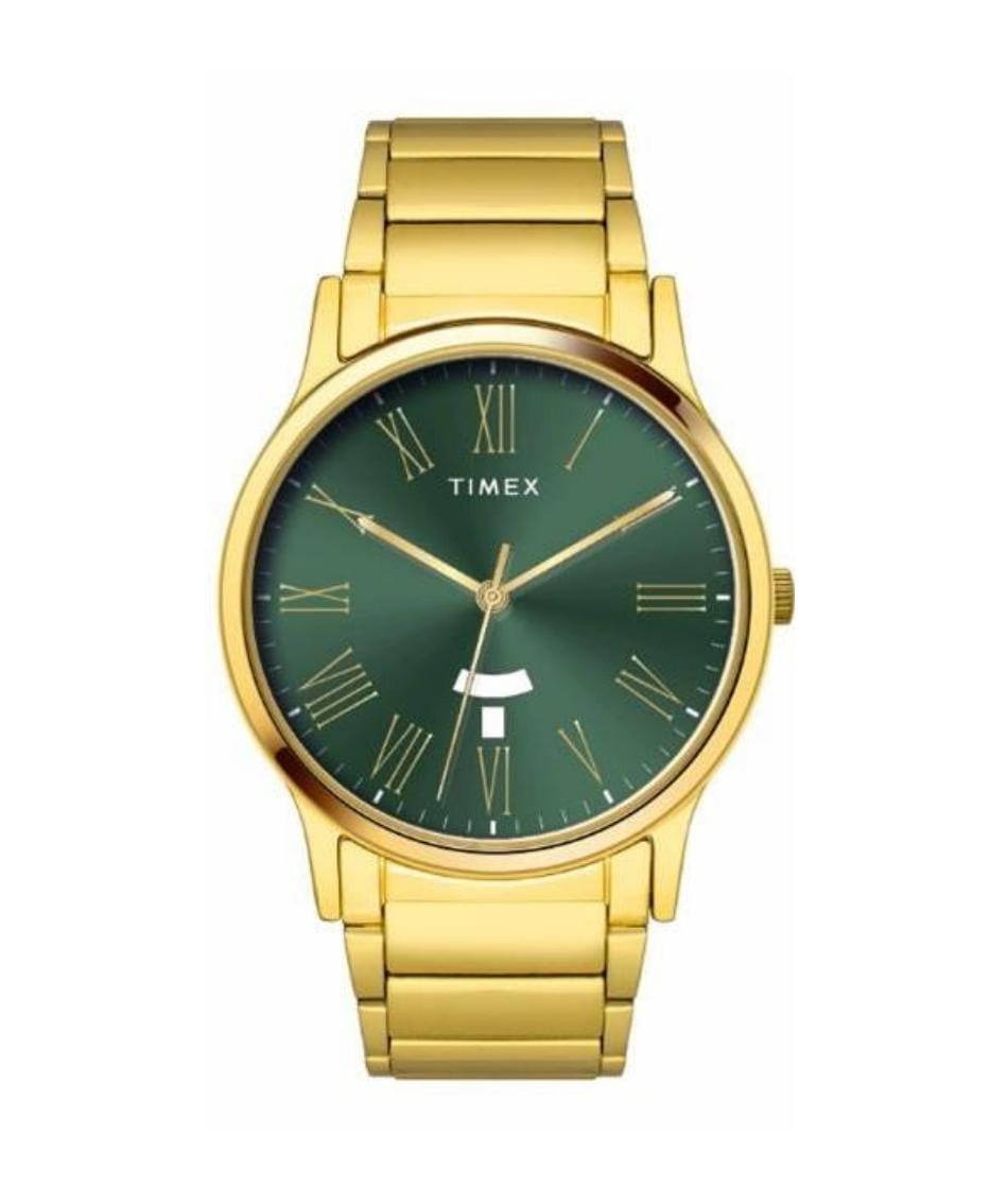 Timex Full Roman Green Dial Astrological Men's Watch TW000R469