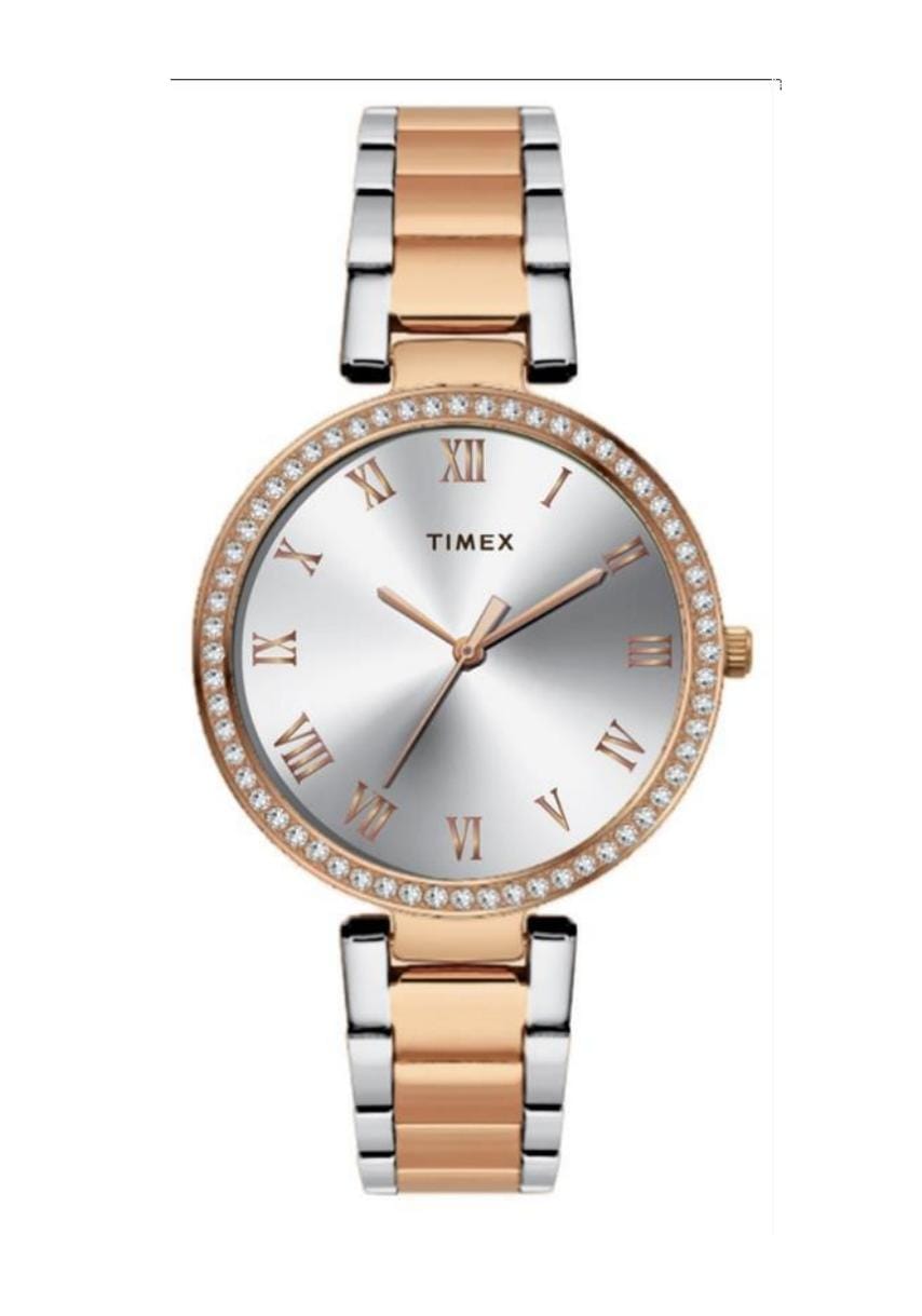 Timex Silver Dial with Roman Numbers Women's Watch - TWEL18717 - KRISHNA WATCH COMPANY