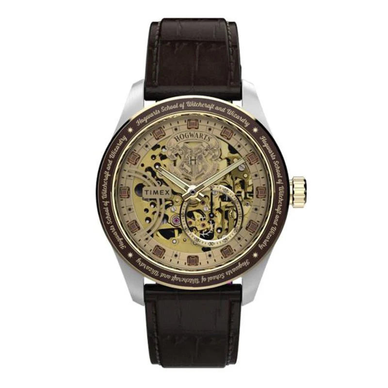 Timex The Waterbury x Harry Potter Automatic Watch, golden, 39 mm, TW2Y75500 - KRISHNA WATCH COMPANY