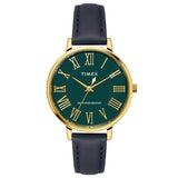 TIMEX Women Green Round Dial Analog Watch - TWEL19104 - KRISHNA WATCH COMPANY