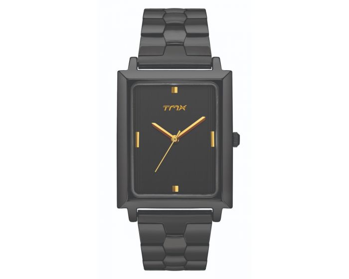 Black Dial Rectangular Case Watch TM0TG7400 - KRISHNA WATCH COMPANY