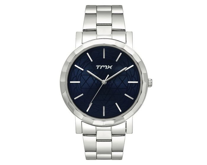 Blue Yantra Patterned Dial Watch With Bracelet TM0TG7703T - KRISHNA WATCH COMPANY