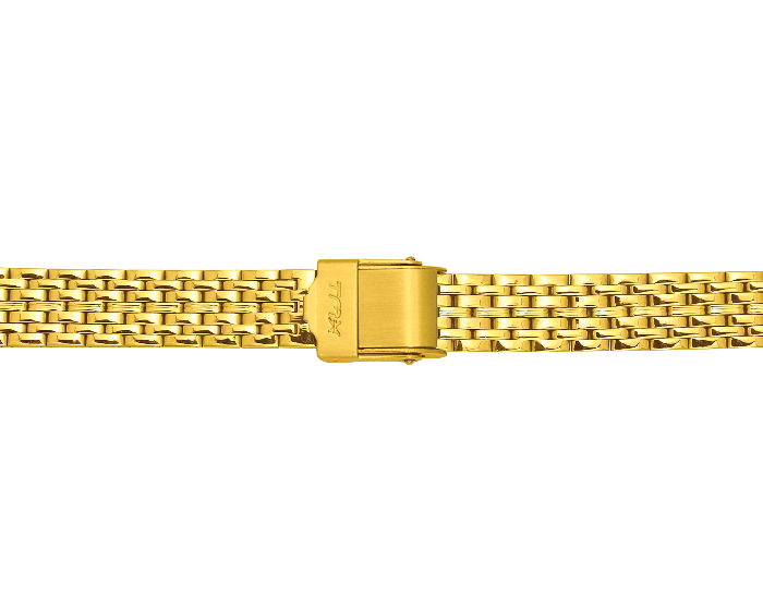 Crystal Studded White Dial Bracelet Watch TMTL10401T - KRISHNA WATCH COMPANY