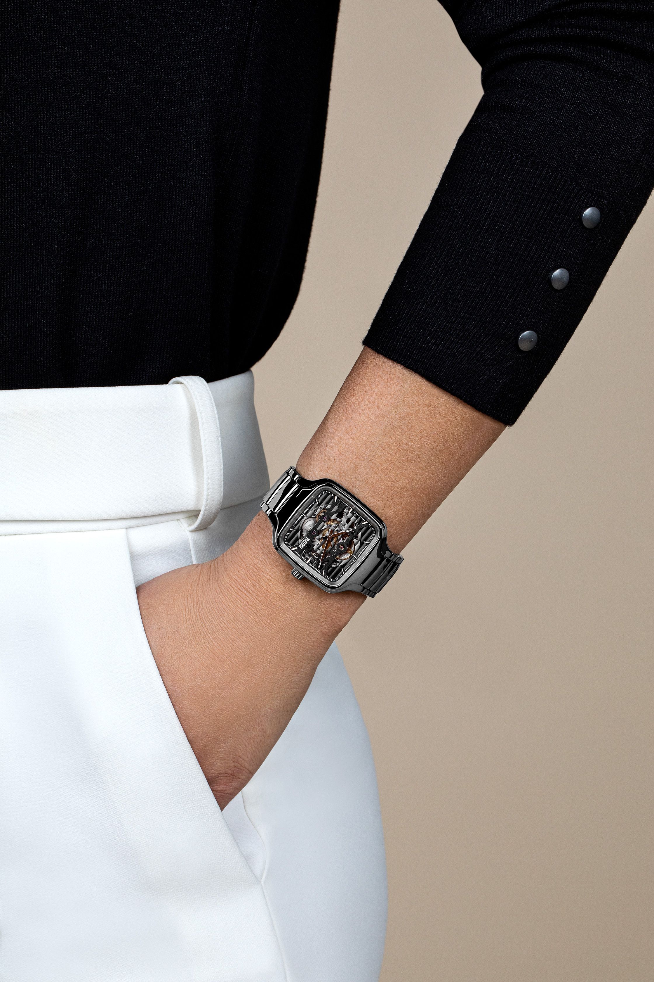 RADO True Square Automatic Skeleton R27125152 - KRISHNA WATCH COMPANY